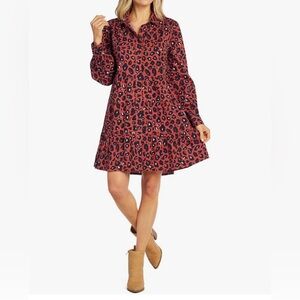 Mud Pie Polly Tiered Womens Dress size L